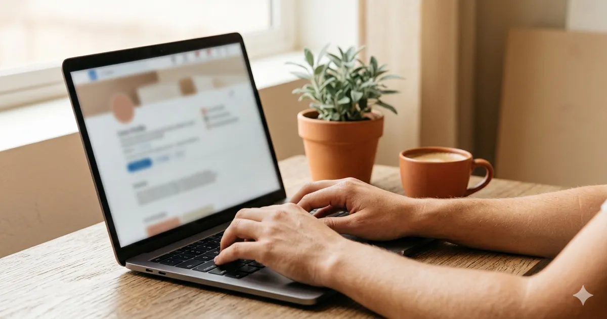 Ficha Google Business Profile de um consultório dentário vista num ecrã de computador